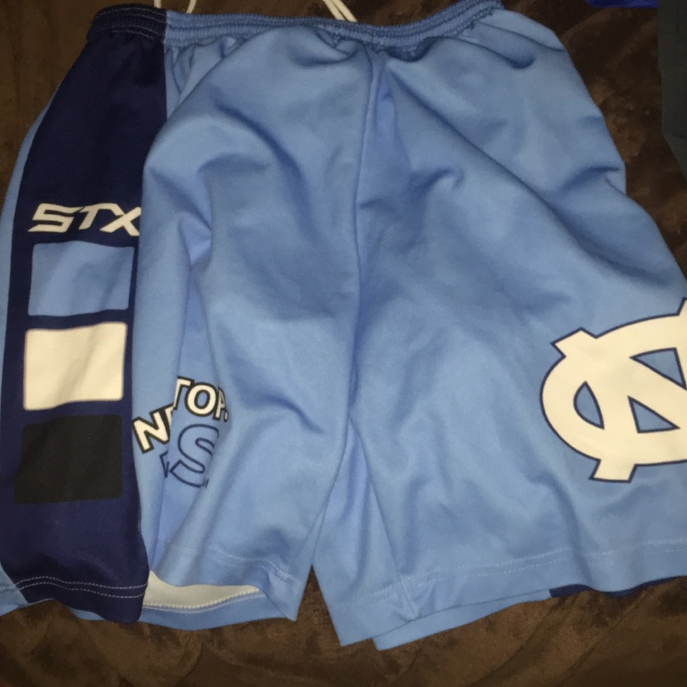 STX men’s UNC lacrosse shorts.